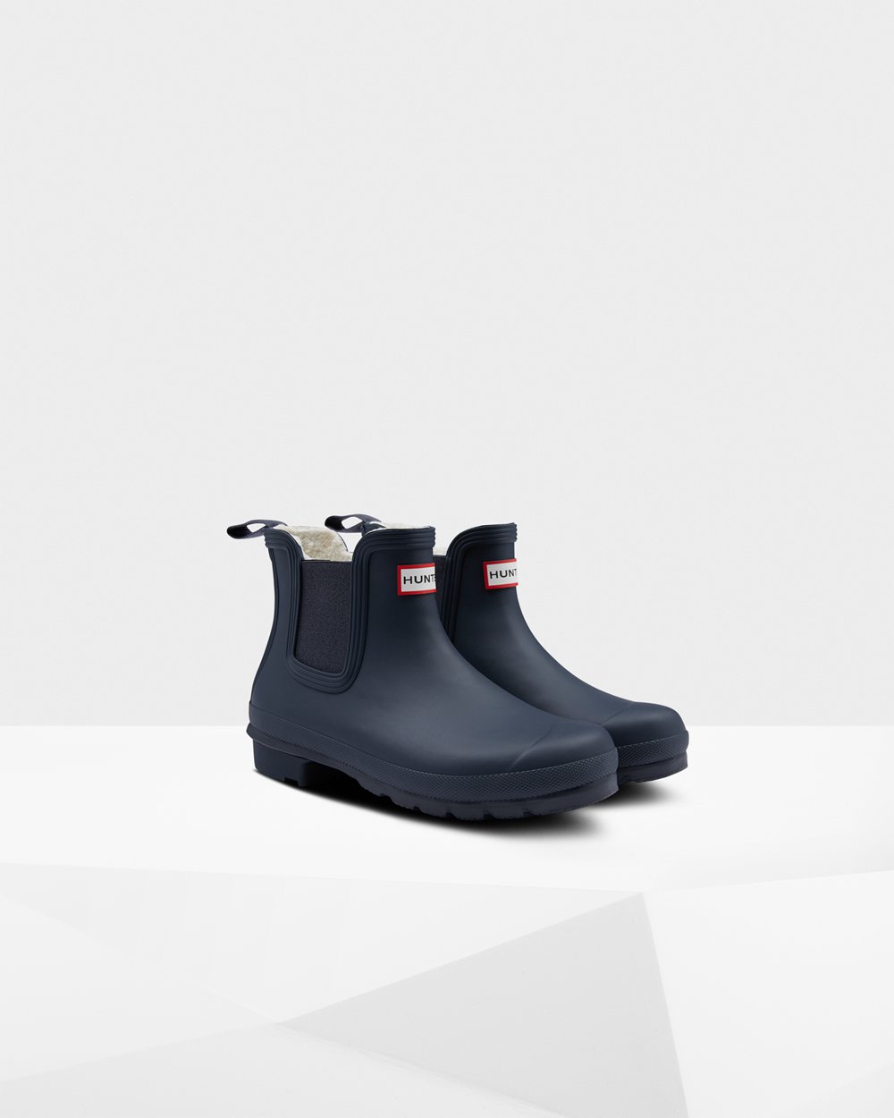 Women Hunter Original Insulated | Chelsea Boots Navy | NZ-15269-GZYP